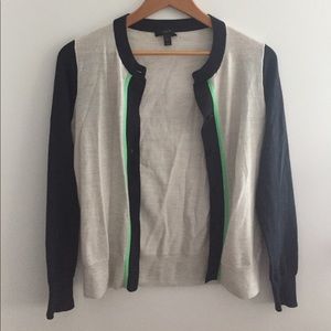 J. Crew Colorblock Cardigan